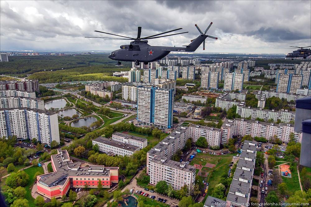 Фотография: Генеральная репетиция парада Победы и Москва с вертолета №41 - BigPicture.ru