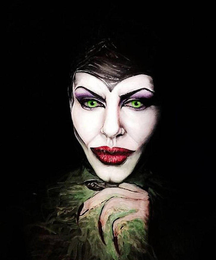 Фотография: Впечатляющие трансформации при помощи макияжа от талантливого визажиста Марии Мэлоун №17 - BigPicture.ru