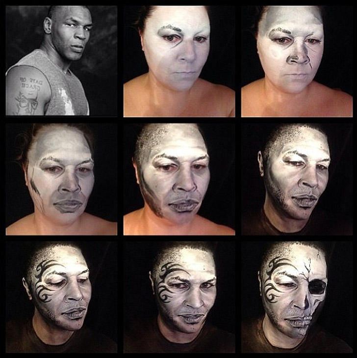 Фотография: Впечатляющие трансформации при помощи макияжа от талантливого визажиста Марии Мэлоун №18 - BigPicture.ru