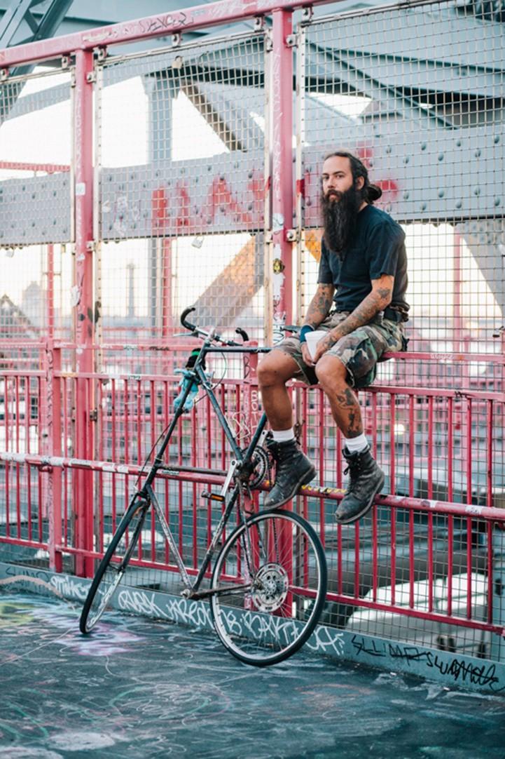 Жители Нью-Йорка и их велосипеды