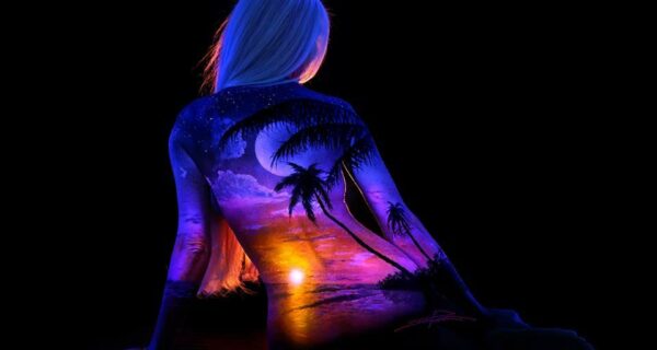 Сказочные пейзажи на телах девушек