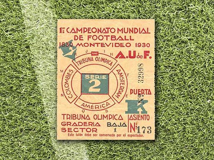 Фотография: Как менялся дизайн билетов ЧМ по футболу с 1930 года №2 - BigPicture.ru