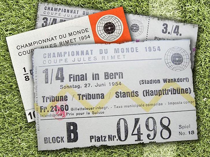 Фотография: Как менялся дизайн билетов ЧМ по футболу с 1930 года №6 - BigPicture.ru