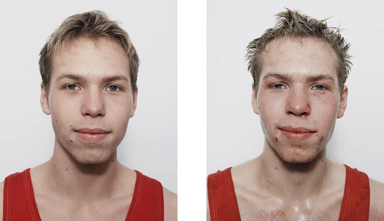 Фотография: Юные боксеры: до и после боя №19 - BigPicture.ru