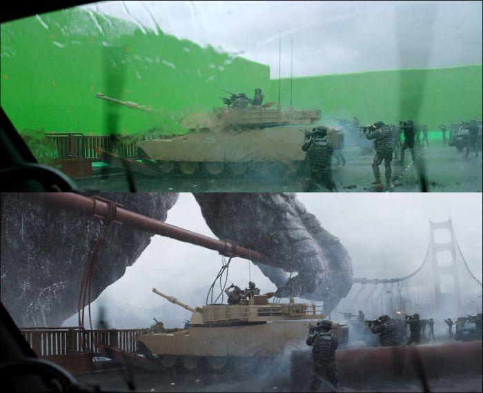 Фотография: Игра на фоне зеленого экрана — как снимают современные фильмы со спецэффектами №2 - BigPicture.ru