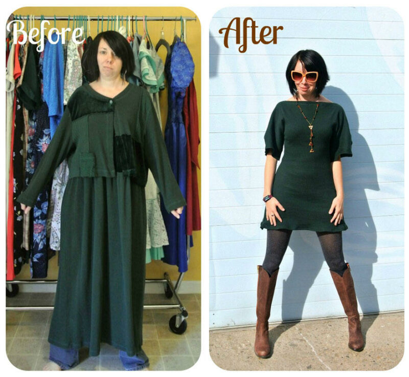 Фотография: До и после: удивительные превращения одежды из секонд-хенда №1 - BigPicture.ru