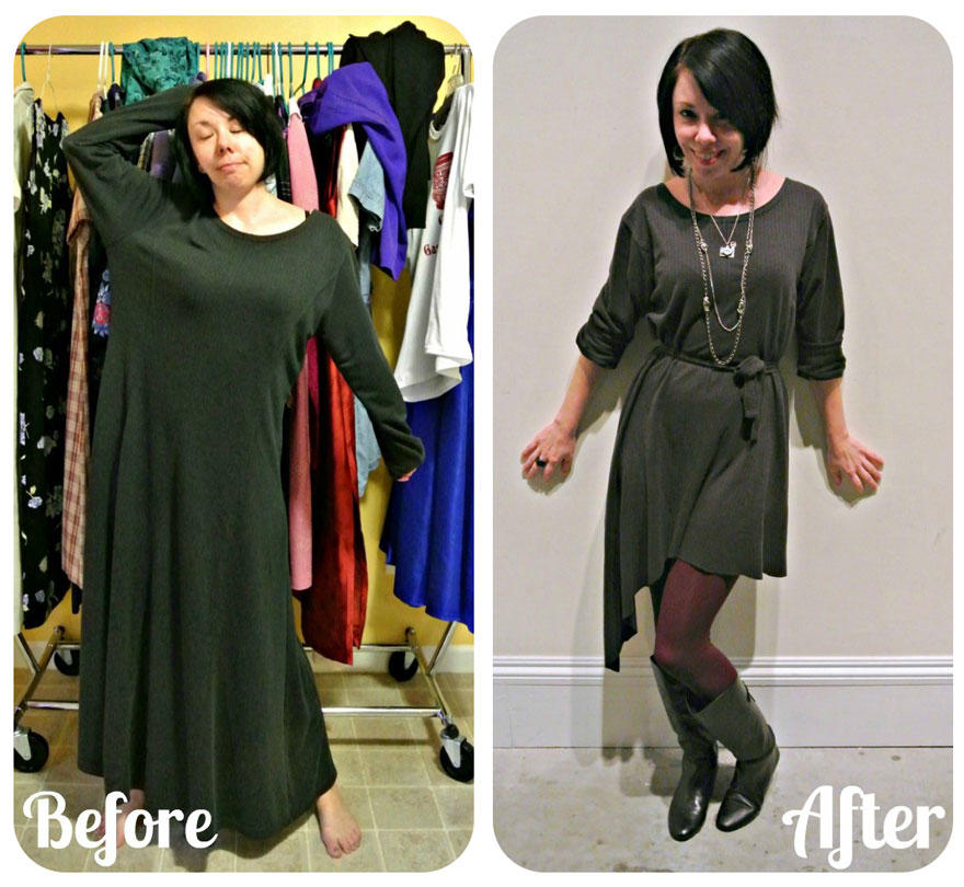 Фотография: До и после: удивительные превращения одежды из секонд-хенда №8 - BigPicture.ru
