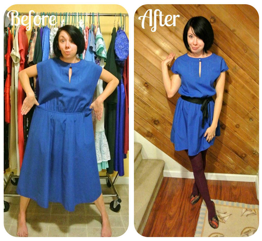 Фотография: До и после: удивительные превращения одежды из секонд-хенда №13 - BigPicture.ru