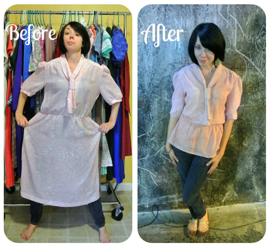 Фотография: До и после: удивительные превращения одежды из секонд-хенда №15 - BigPicture.ru
