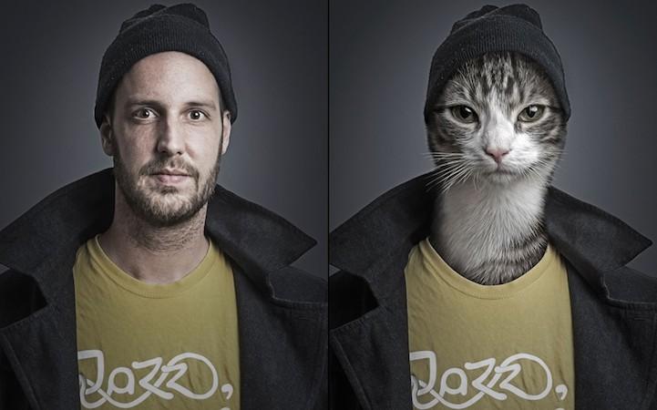 Фотография: Забавная фотосерия кошек и их хозяев №6 - BigPicture.ru