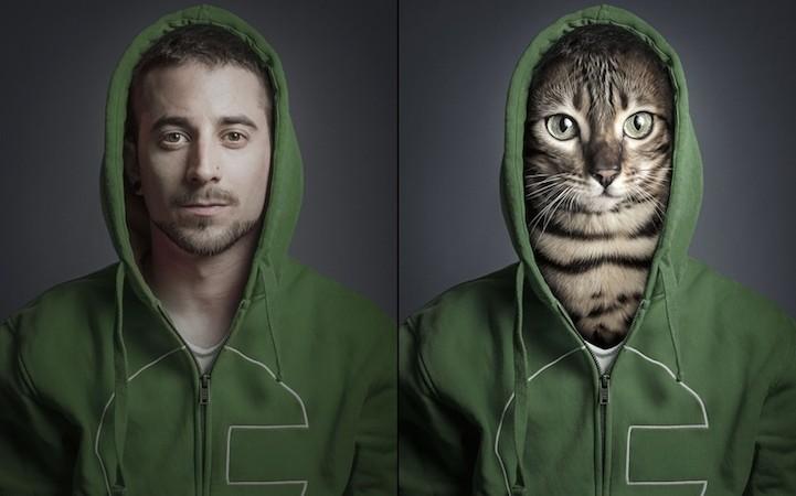 Фотография: Забавная фотосерия кошек и их хозяев №8 - BigPicture.ru