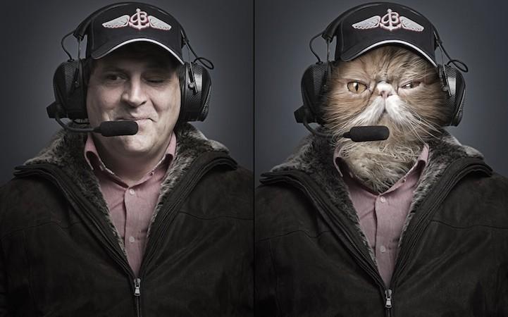 Фотография: Забавная фотосерия кошек и их хозяев №11 - BigPicture.ru