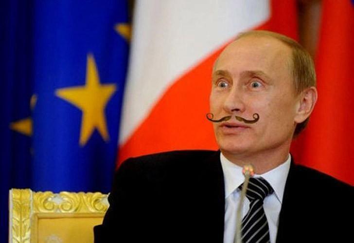 Фотография: Необычный сайт фанатов Путина с усами №2 - BigPicture.ru