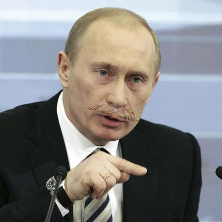 Фотография: Необычный сайт фанатов Путина с усами №25 - BigPicture.ru
