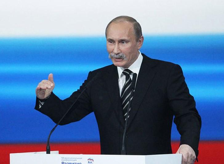 Фотография: Необычный сайт фанатов Путина с усами №35 - BigPicture.ru