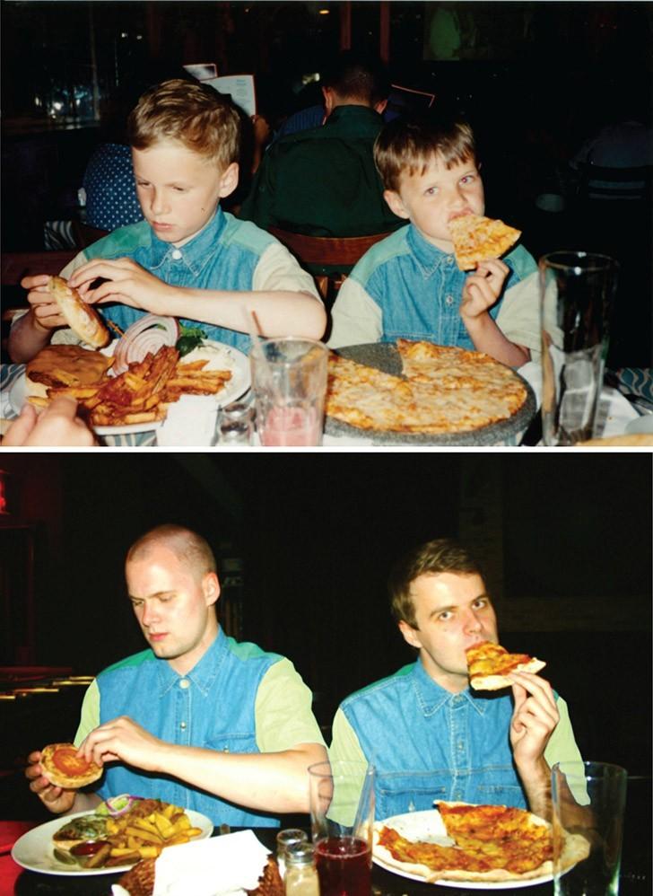 Фотография: До и после: забавные семейные фото десятки лет спустя №16 - BigPicture.ru