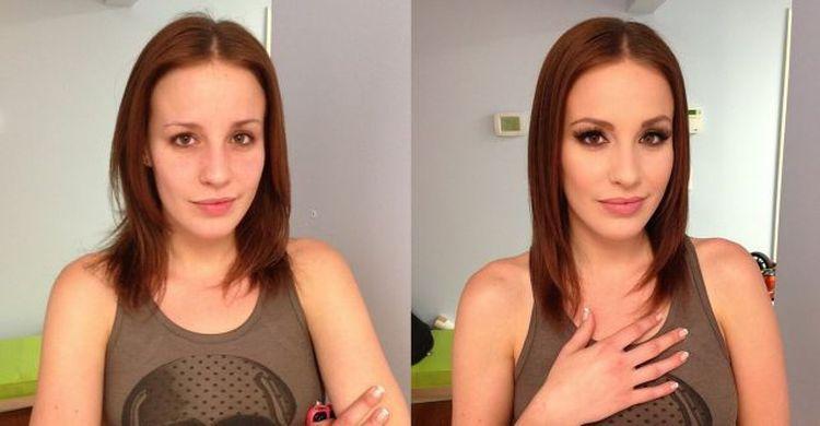 Фотография: Чудеса макияжа от визажистки, которая работает с порноактерами №8 - BigPicture.ru