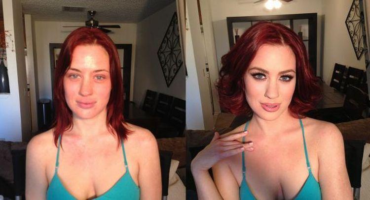 Фотография: Чудеса макияжа от визажистки, которая работает с порноактерами №20 - BigPicture.ru