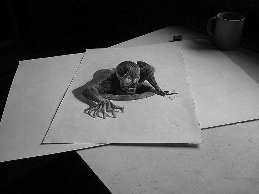 Фотография: Самые впечатляющие карандашные 3D-рисунки от художников со всего света №27 - BigPicture.ru