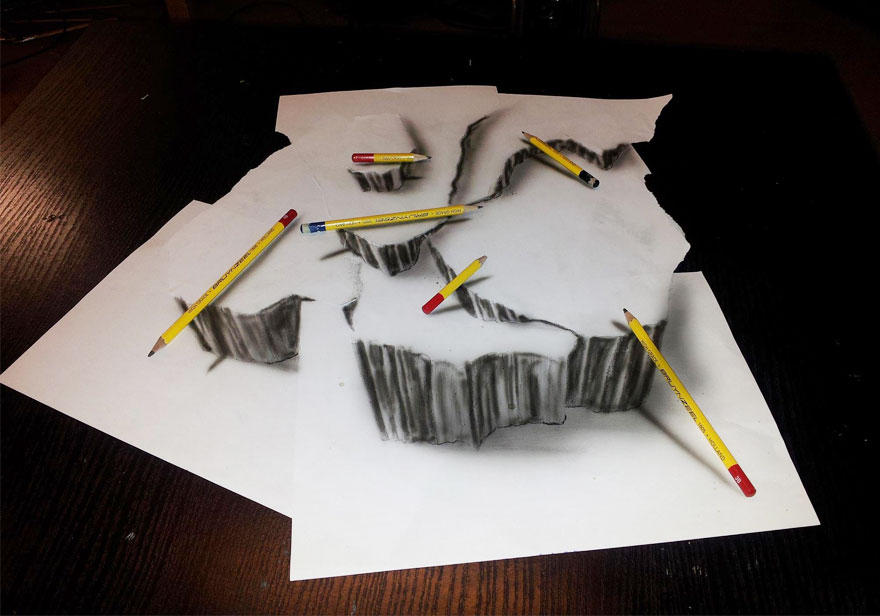 Фотография: Самые впечатляющие карандашные 3D-рисунки от художников со всего света №30 - BigPicture.ru