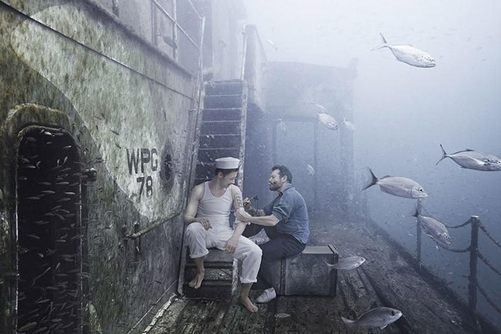 Фотография: Жизнь на затонувшем корабле: подводный мир фотографа и дайвера Андреаса Франке №3 - BigPicture.ru