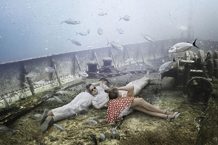 Фотография: Жизнь на затонувшем корабле: подводный мир фотографа и дайвера Андреаса Франке №1 - BigPicture.ru