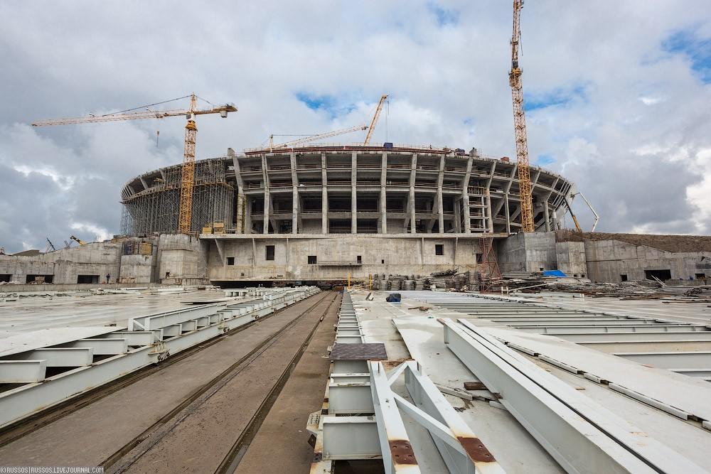 Фотография: Как строят стадион 