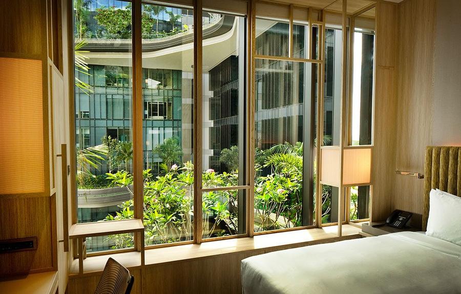Фотография: Уникальный сад на фасаде отеля в Сингапуре №22 - BigPicture.ru