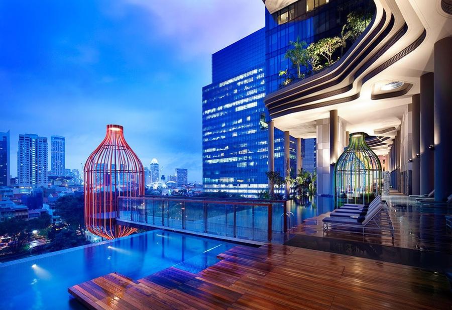 Фотография: Уникальный сад на фасаде отеля в Сингапуре №24 - BigPicture.ru