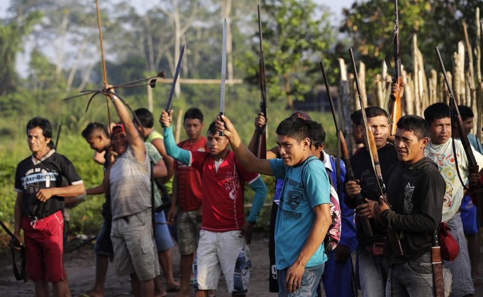 Фотография: Как воины джунглей Амазонки борются с черными лесорубами №3 - BigPicture.ru