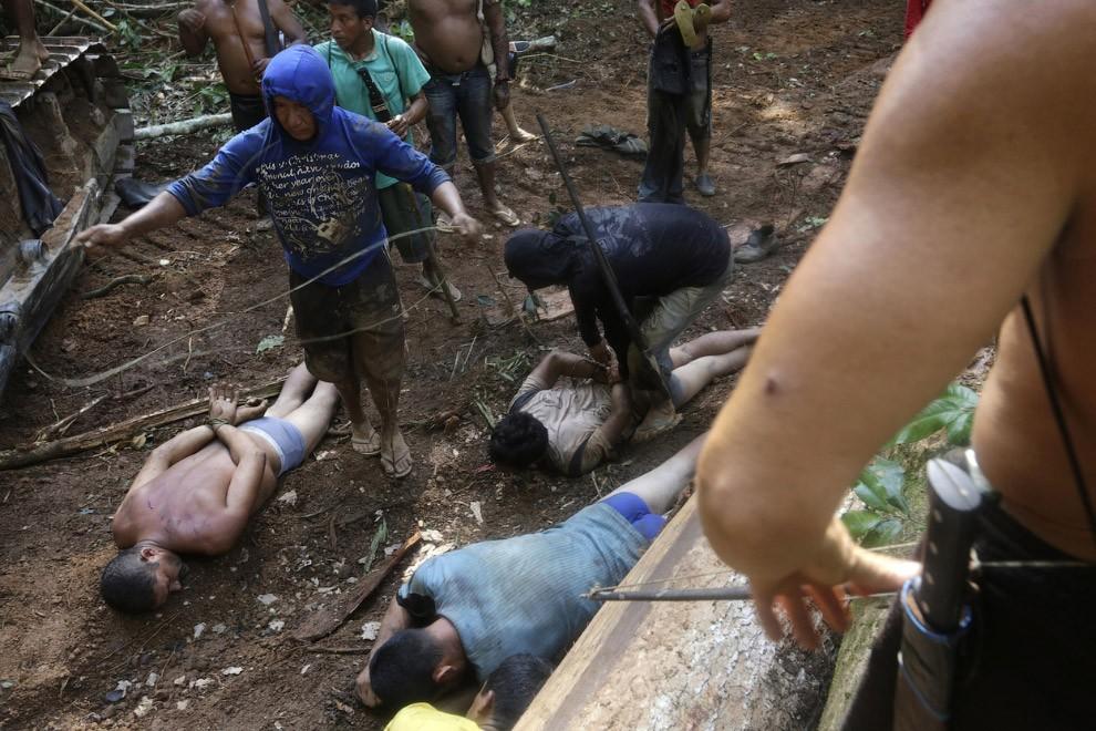 Фотография: Как воины джунглей Амазонки борются с черными лесорубами №11 - BigPicture.ru
