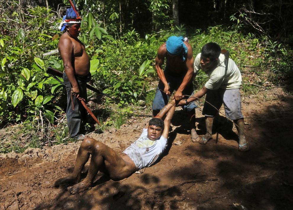 Фотография: Как воины джунглей Амазонки борются с черными лесорубами №19 - BigPicture.ru