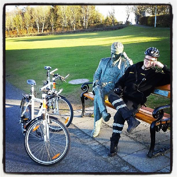Фотография: Котики и велосипеды: тихая жизнь исландской полиции №9 - BigPicture.ru