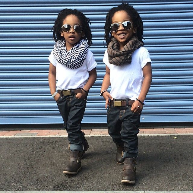 Фотография: Маленькие братья-близнецы — короли моды Инстаграма №7 - BigPicture.ru