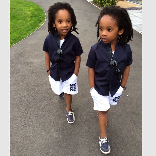 Фотография: Маленькие братья-близнецы — короли моды Инстаграма №8 - BigPicture.ru