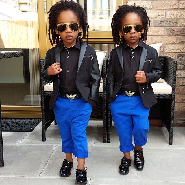 Фотография: Маленькие братья-близнецы — короли моды Инстаграма №10 - BigPicture.ru