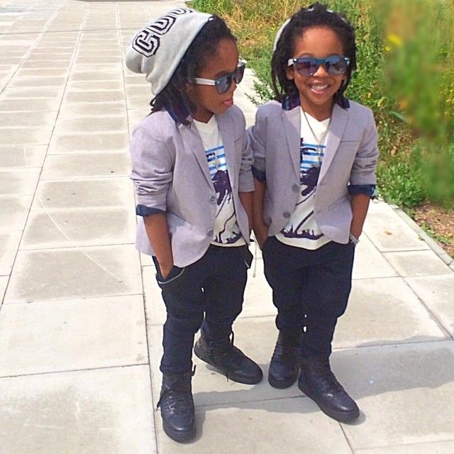 Фотография: Маленькие братья-близнецы — короли моды Инстаграма №13 - BigPicture.ru