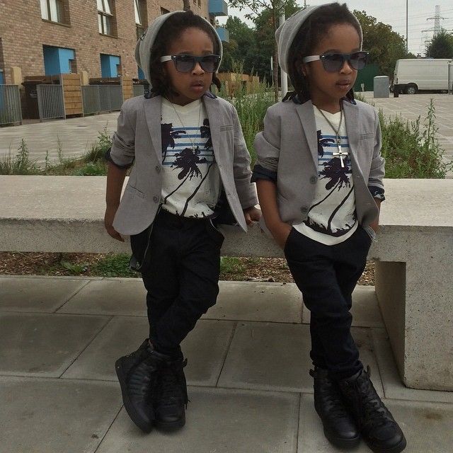 Фотография: Маленькие братья-близнецы — короли моды Инстаграма №14 - BigPicture.ru