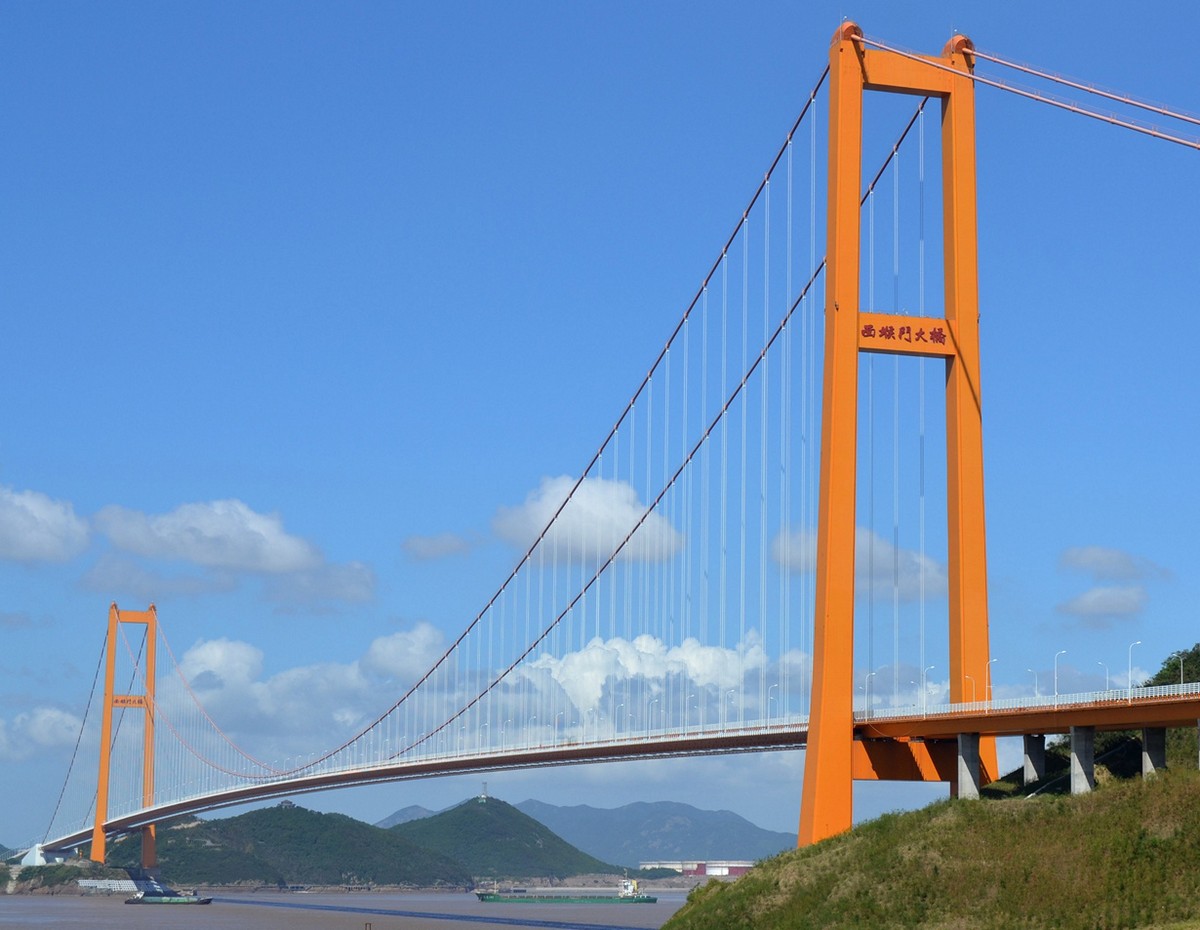 Фотография: Топ-10 самых длинных висячих мостов в мире №10 - BigPicture.ru