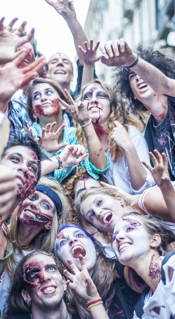 Фотография: Зомби-моб 2014 в Турине №12 - BigPicture.ru