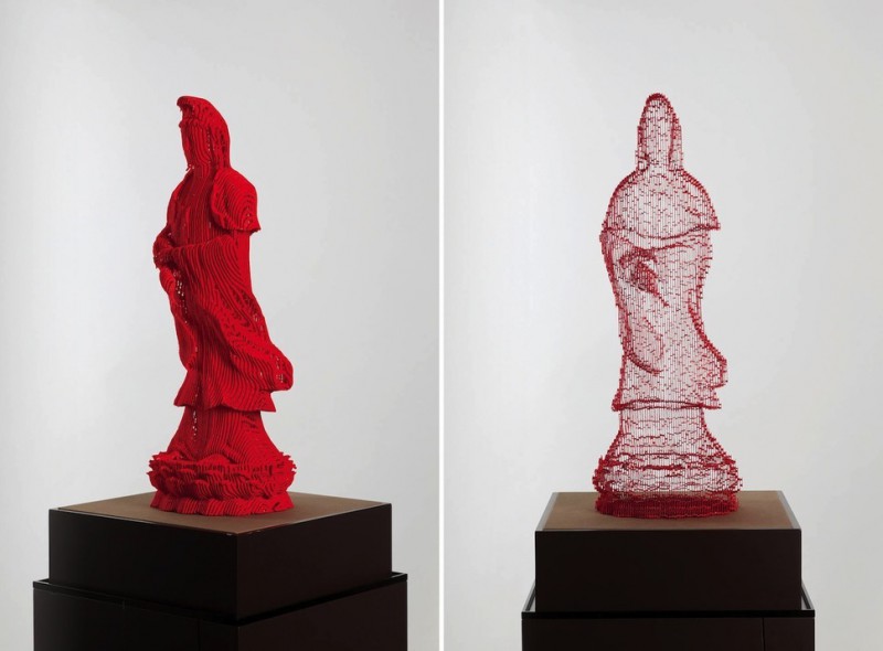 Фотография: Многослойные бумажные скульптуры, которые под определенным углом становятся почти невидимыми №1 - BigPicture.ru