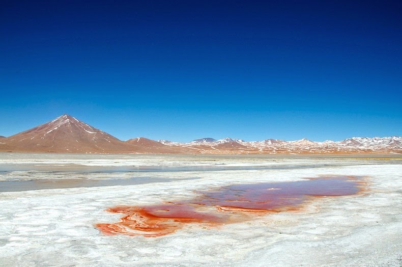 Кровавая лагуна в Боливии