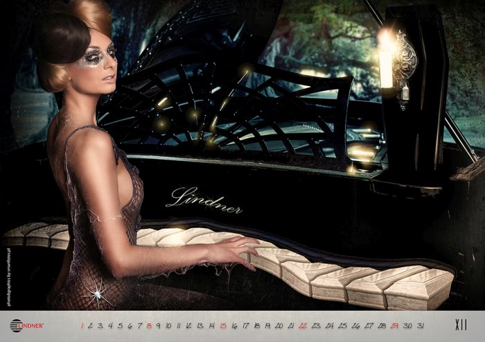 Фотография: Необычная реклама гробов: Эротический календарь компании LINDNER №49 - BigPicture.ru