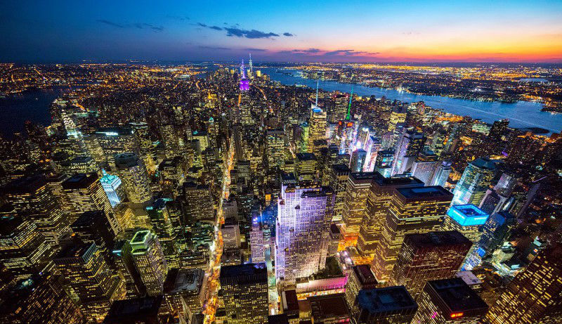 Фотография: Нью-Йорк с высоты птичьего полета №1 - BigPicture.ru