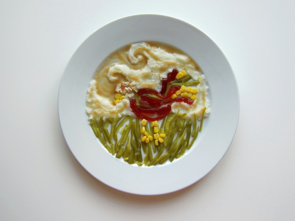 Фотография: Как бы выглядел ваш ужин, если бы его приготовили знаменитые художники №2 - BigPicture.ru