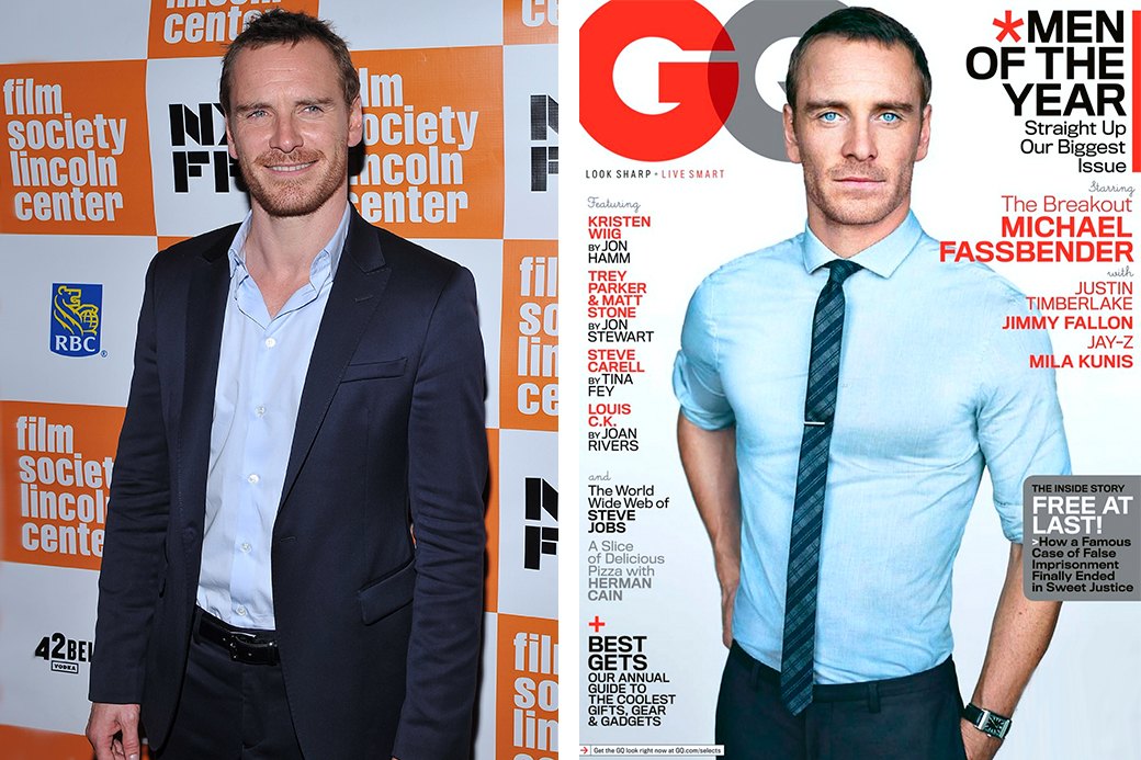 Фотография: Нереально красивые: знаменитые мужчины до и после фотошопа №2 - BigPicture.ru