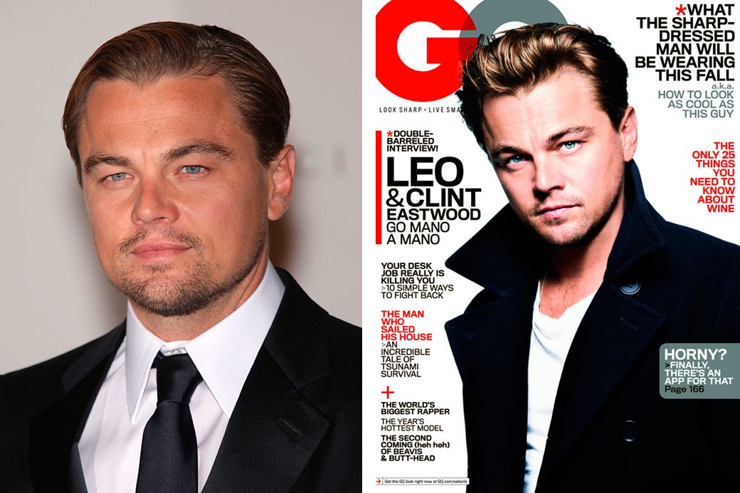 Фотография: Нереально красивые: знаменитые мужчины до и после фотошопа №12 - BigPicture.ru