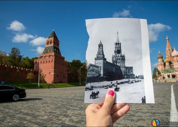 Москва: кусочки прошлого на снимках настоящего…
