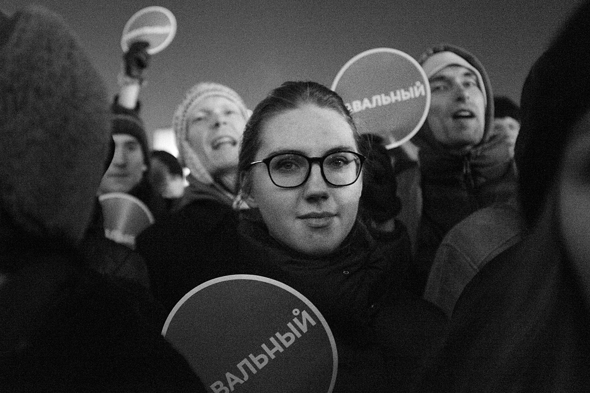 Фотография: Манежка, 30 декабря: Акция поддержки братьев Навальных №20 - BigPicture.ru