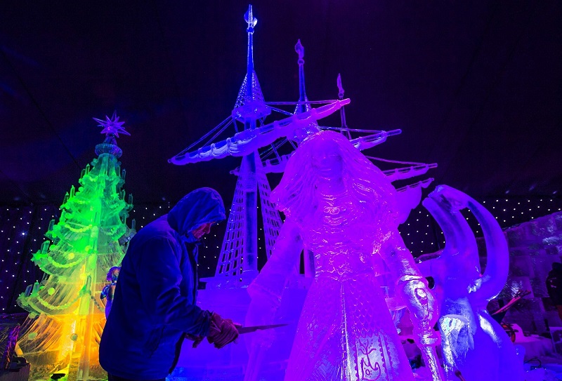 Фотография: Международный фестиваль ледяных скульптур в Бельгии №1 - BigPicture.ru